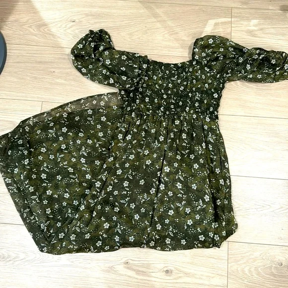 Old Navy | Dresses | Fit Flare Smocked Maxi Dress For Women Green Floral | Poshmark Old Navy | Dresses | Fit Flare Smocked Maxi Dress For Women Green Floral | Poshmark
